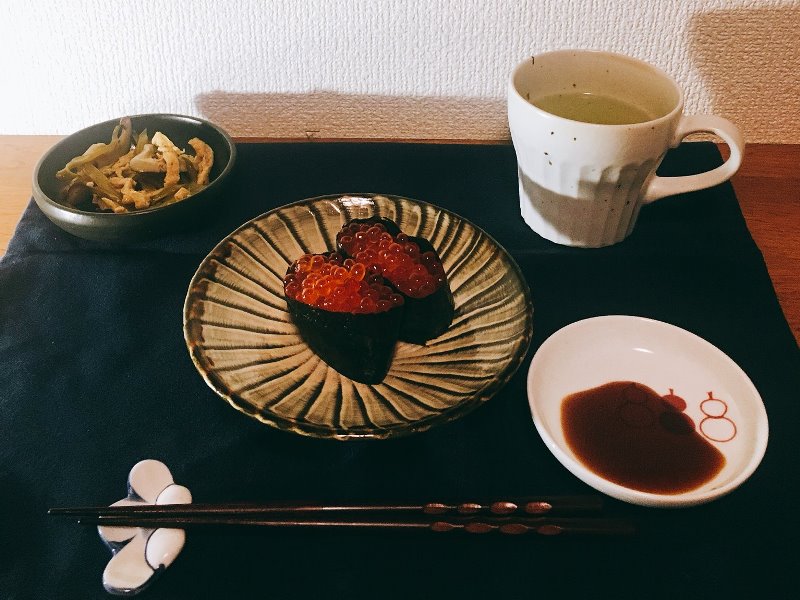 自宅でお寿司屋さん。締めの本日の一品は素敵なサプライズ